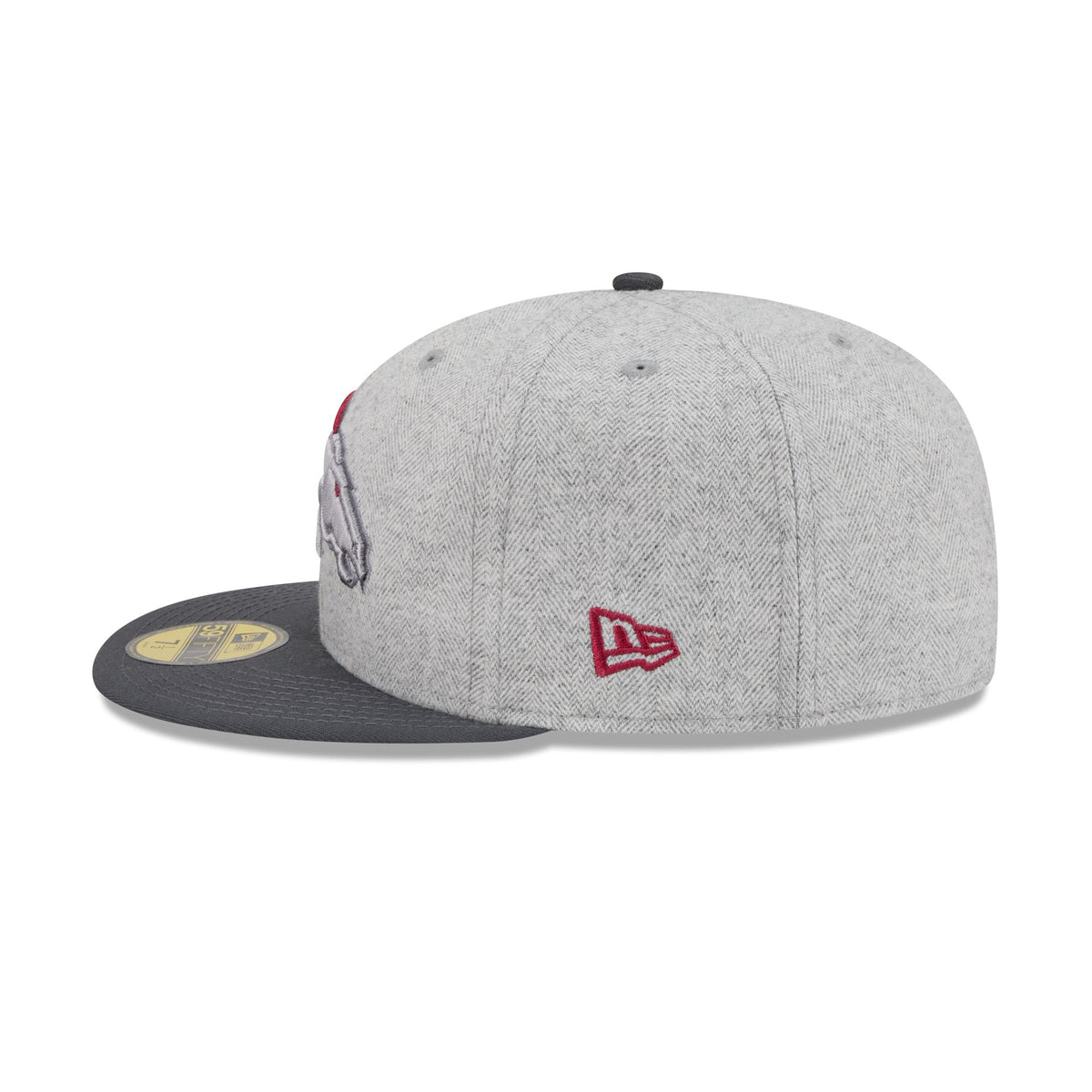 Denver Broncos Gray Herringbone 59FIFTY Fitted Hat