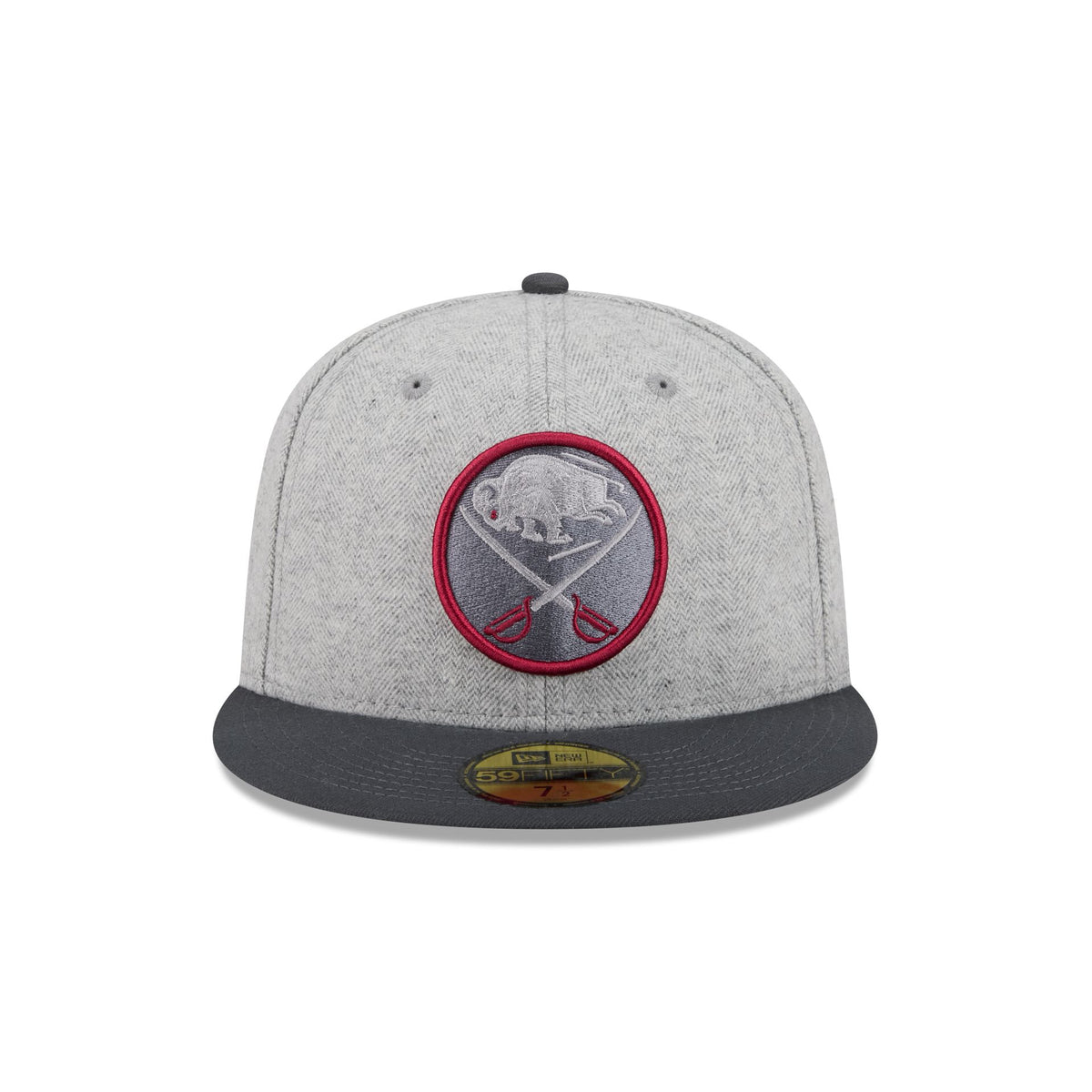 Buffalo Sabres Gray Herringbone 59FIFTY Fitted Hat