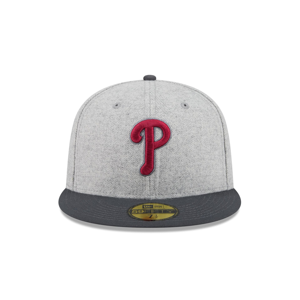 Philadelphia Phillies Gray Herringbone 59FIFTY Fitted Hat