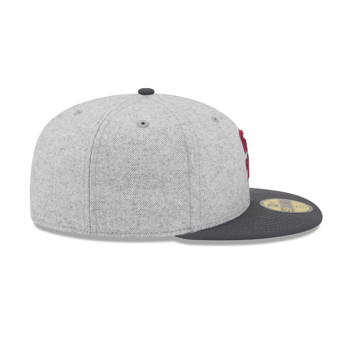 San Diego Padres Gray Herringbone 59FIFTY Fitted Hat