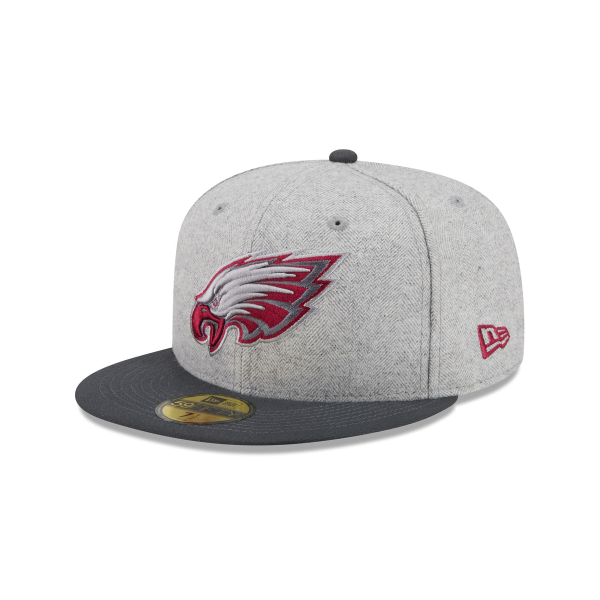 Philadelphia Eagles Gray Herringbone 59FIFTY Fitted Hat