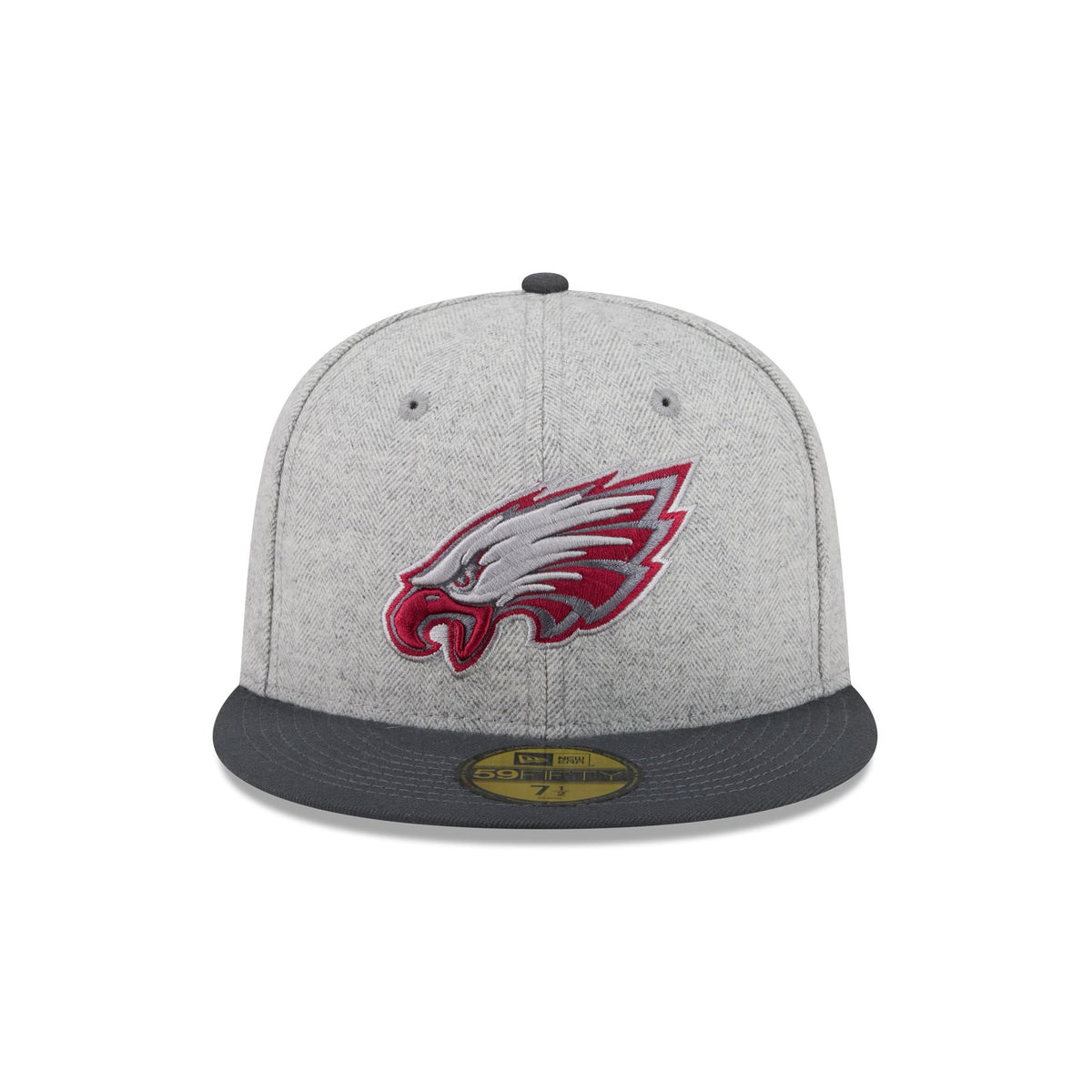 Philadelphia Eagles Gray Herringbone 59FIFTY Fitted Hat