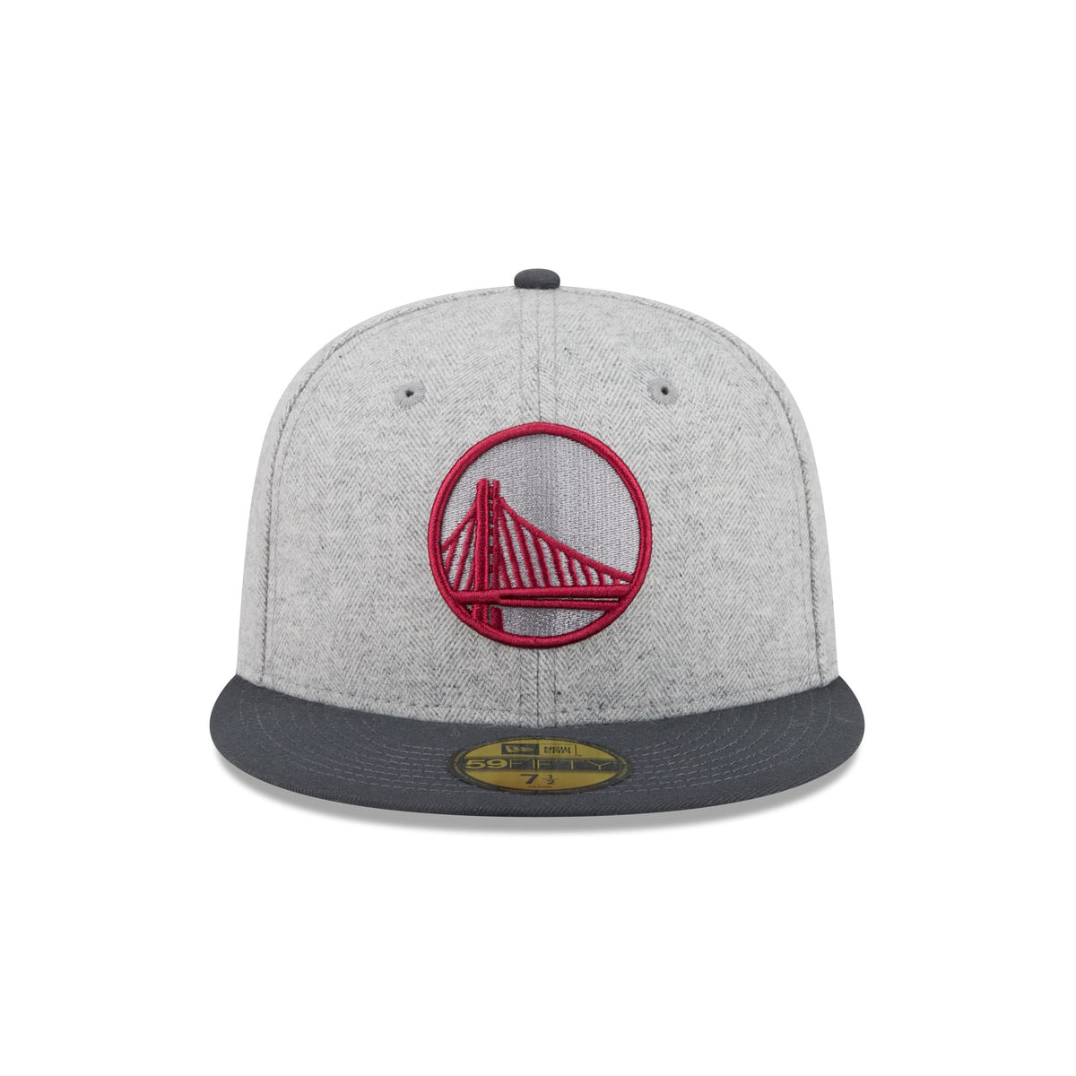 Golden State Warriors Gray Herringbone 59FIFTY Fitted Hat