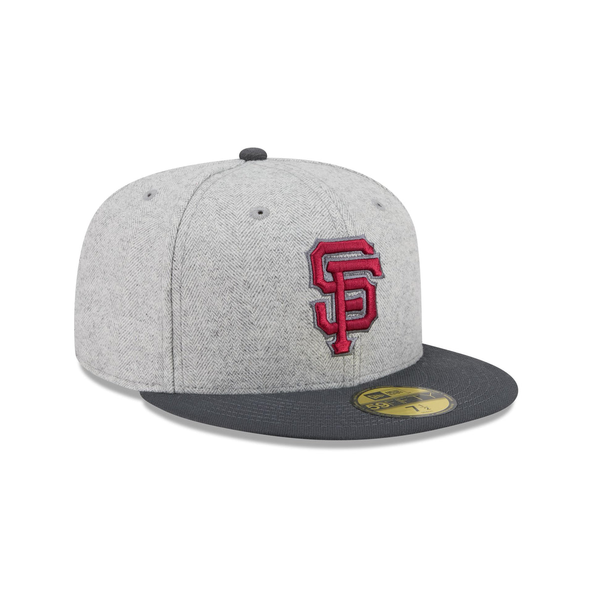 San Francisco Giants Gray Herringbone 59FIFTY Fitted Hat