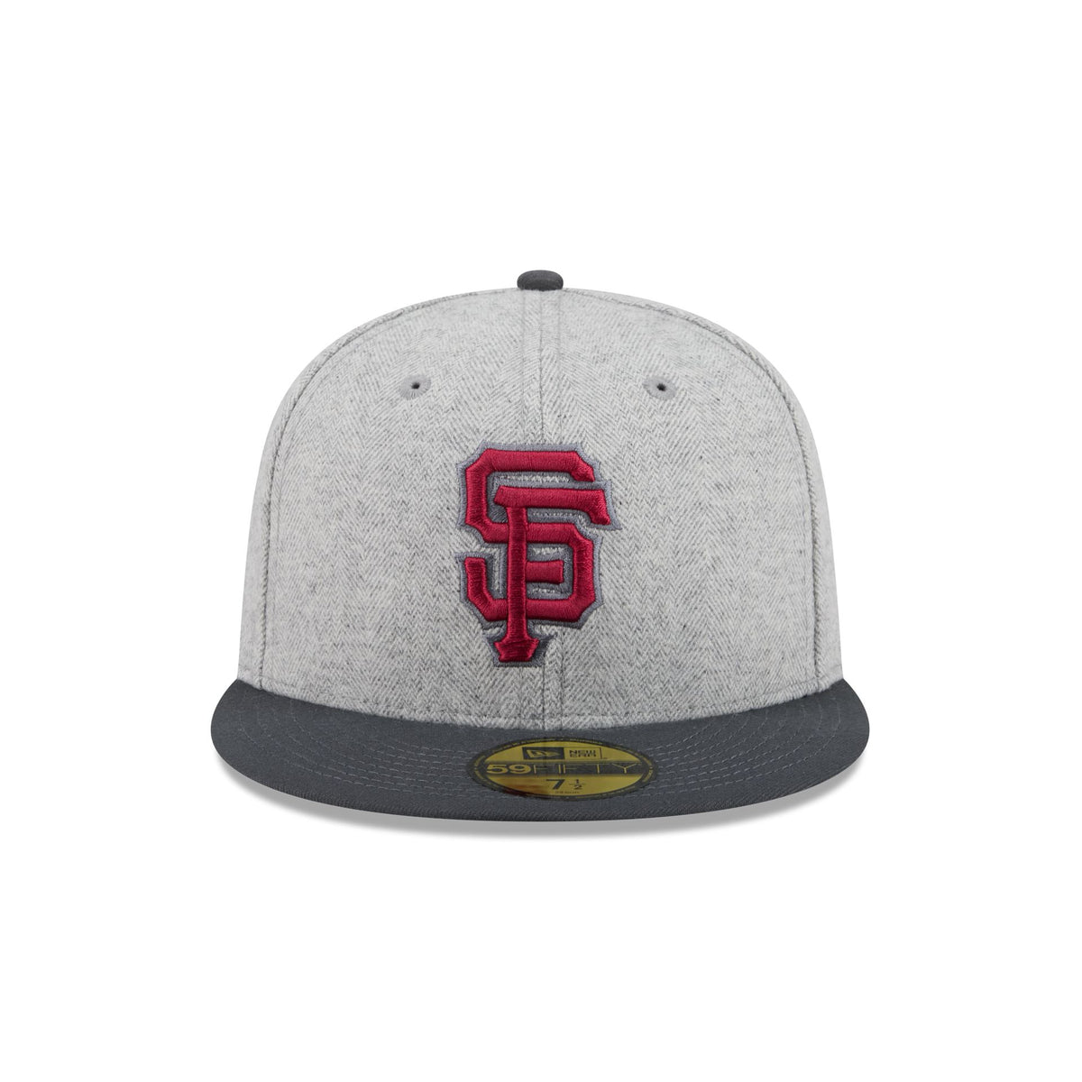 San Francisco Giants Gray Herringbone 59FIFTY Fitted Hat