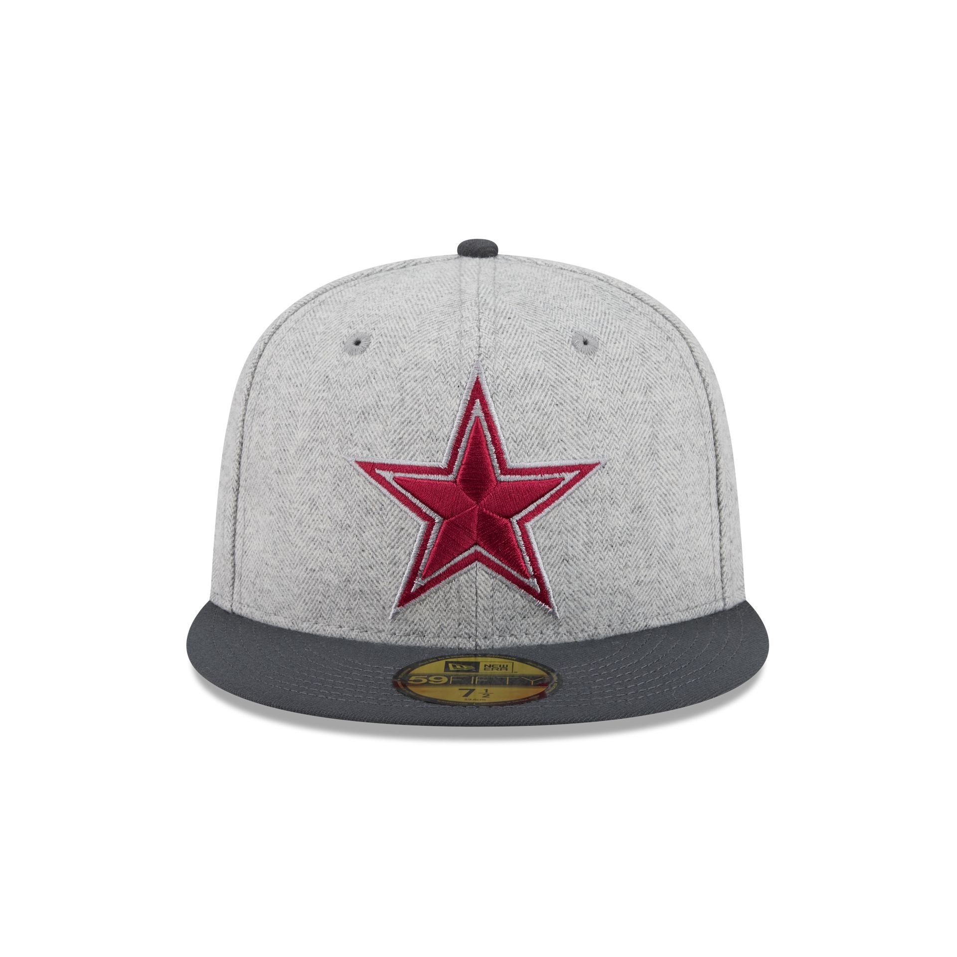 Dallas Cowboys Gray Herringbone 59FIFTY Fitted Hat – New Era Cap