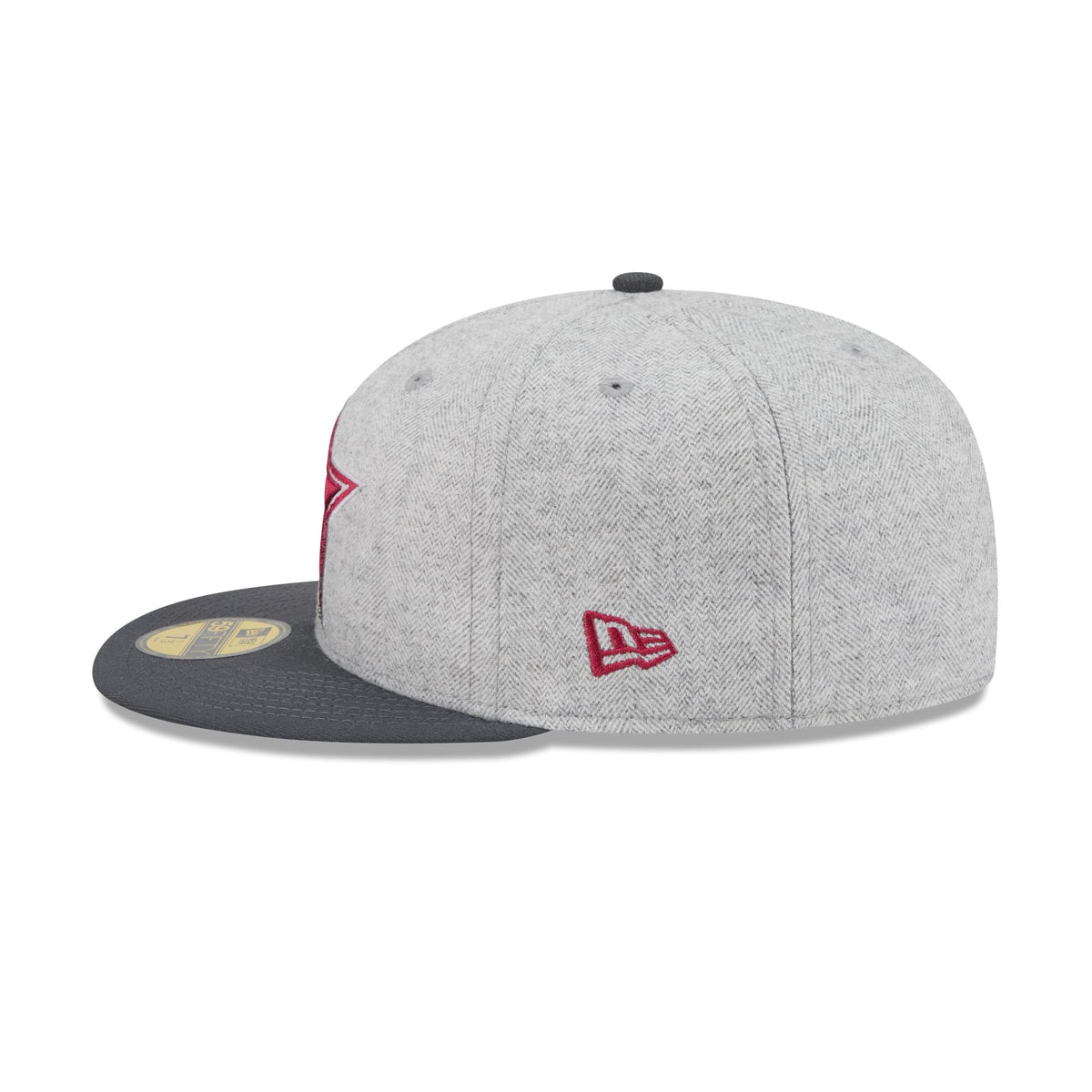Dallas Cowboys Gray Herringbone 59FIFTY Fitted Hat