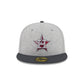Houston Astros Gray Herringbone 59FIFTY Fitted Hat