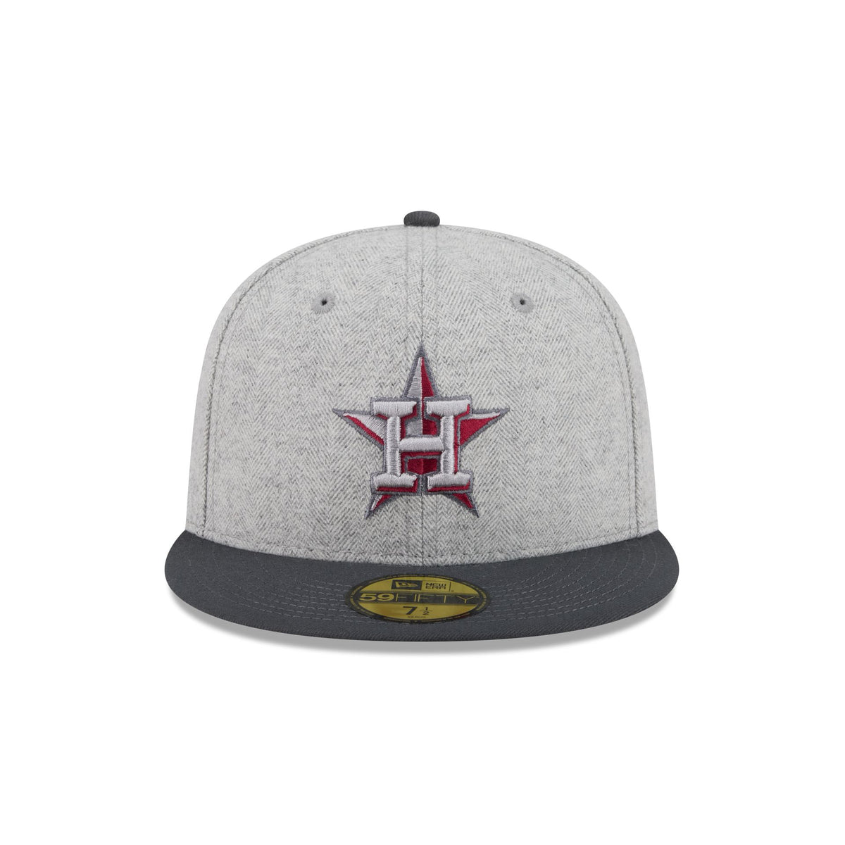 Houston Astros Gray Herringbone 59FIFTY Fitted Hat