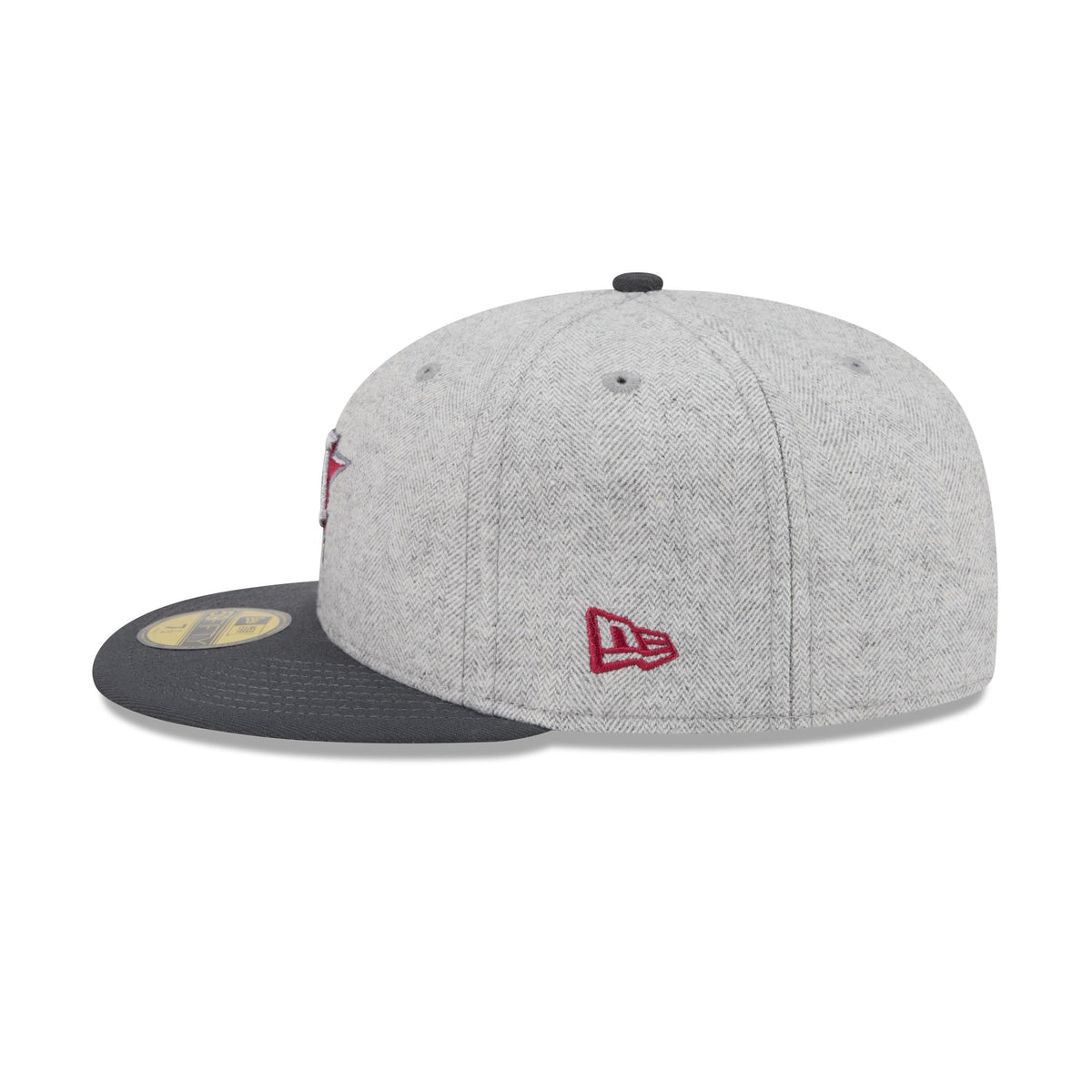 Houston Astros Gray Herringbone 59FIFTY Fitted Hat