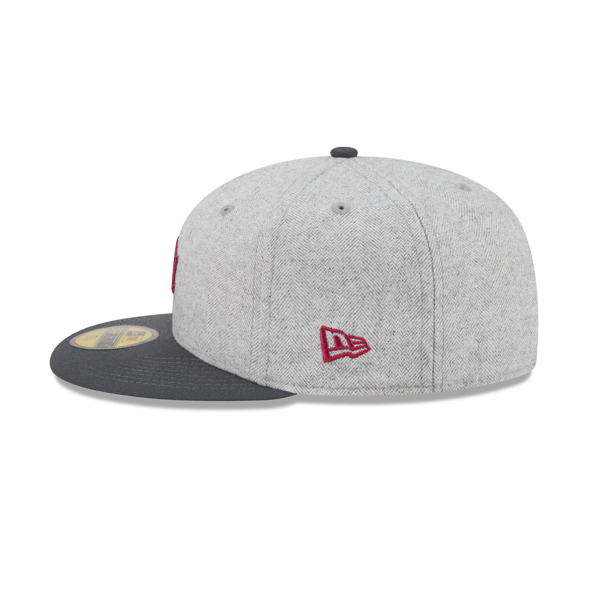 Los Angeles Dodgers Gray Herringbone 59FIFTY Fitted Hat