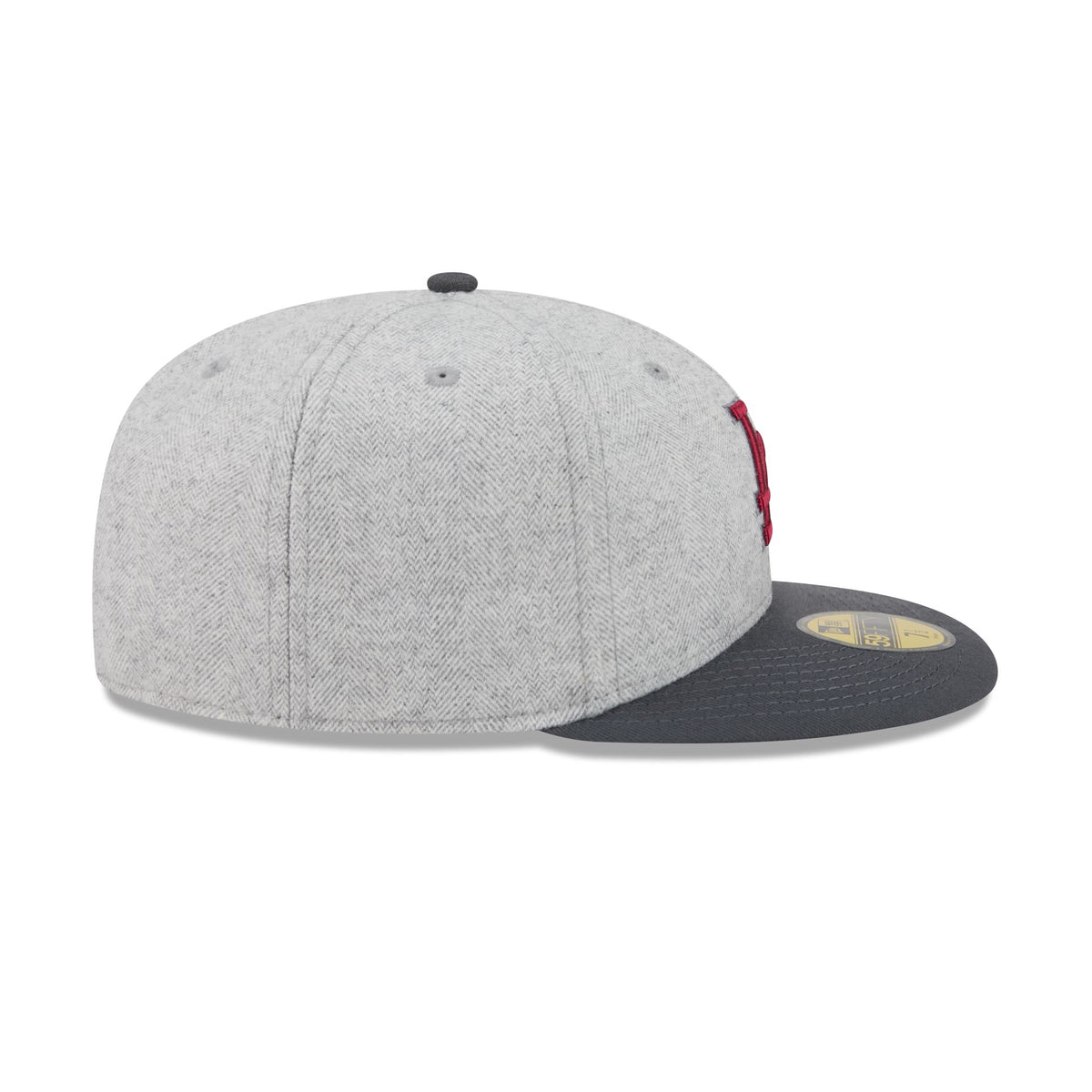 Los Angeles Dodgers Gray Herringbone 59FIFTY Fitted Hat
