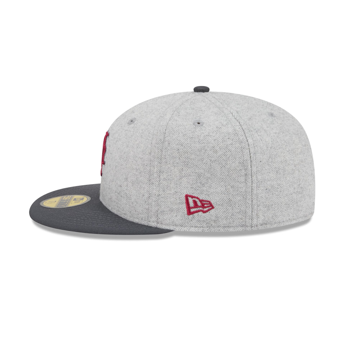 New York Mets Gray Herringbone 59FIFTY Fitted Hat