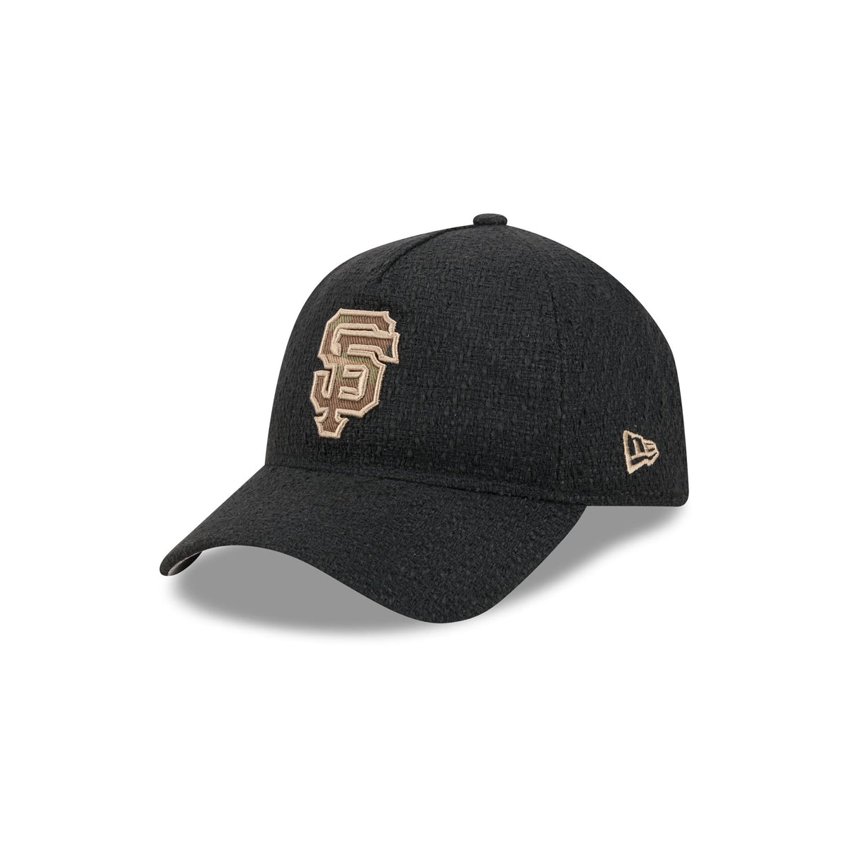 San Francisco Giants Camo Logo Boucle 9FORTY A-Frame Unstructured Snapback Hat