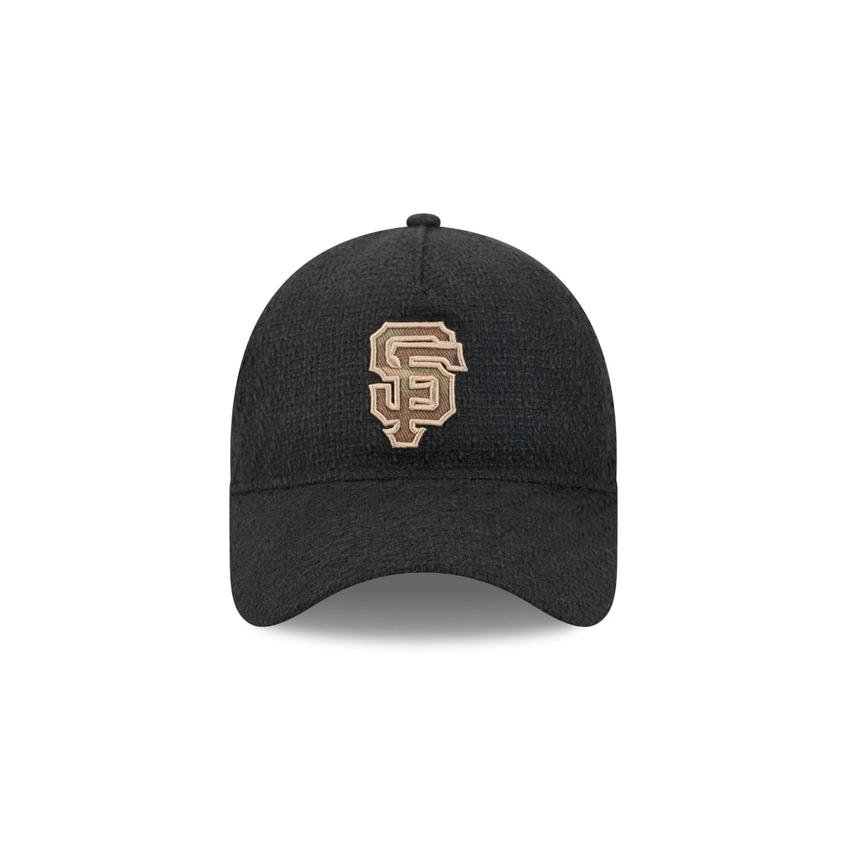 San Francisco Giants Camo Logo Boucle 9FORTY A-Frame Unstructured Snapback Hat