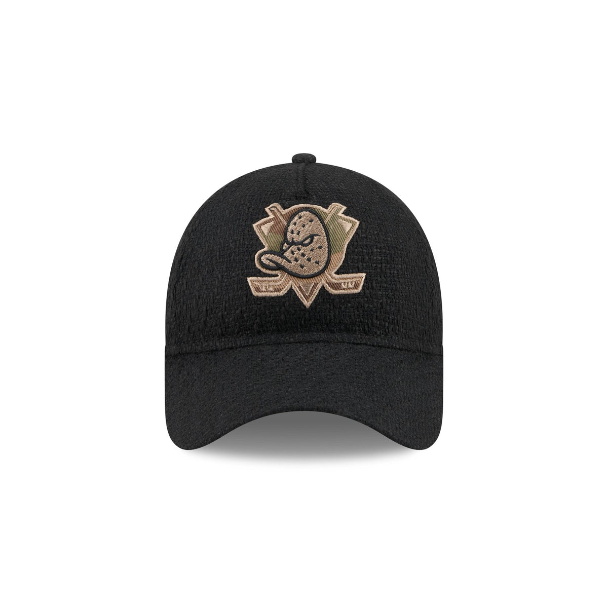 Anaheim Ducks Camo Logo Boucle 9FORTY A-Frame Unstructured Snapback Hat