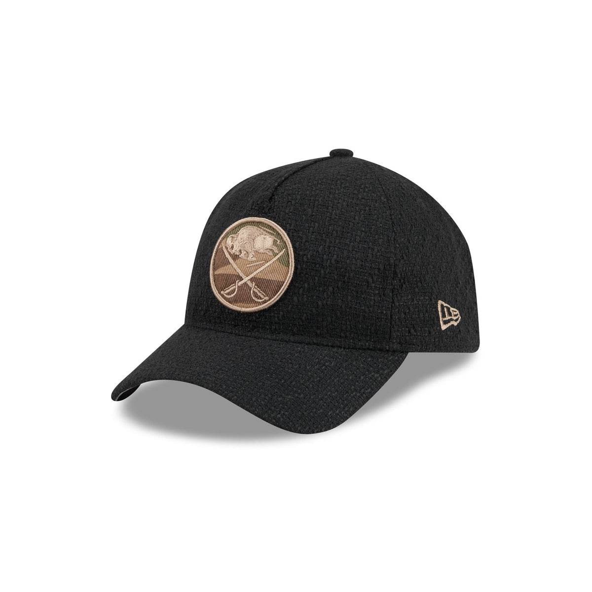 Buffalo Sabres Camo Logo Boucle 9FORTY A-Frame Unstructured Snapback Hat