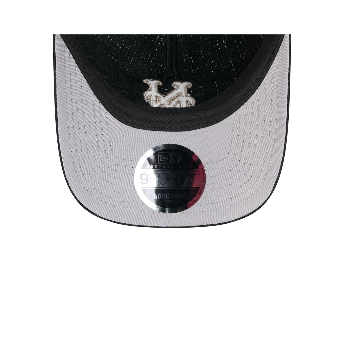 New York Mets Camo Logo Boucle 9FORTY A-Frame Unstructured Snapback Hat