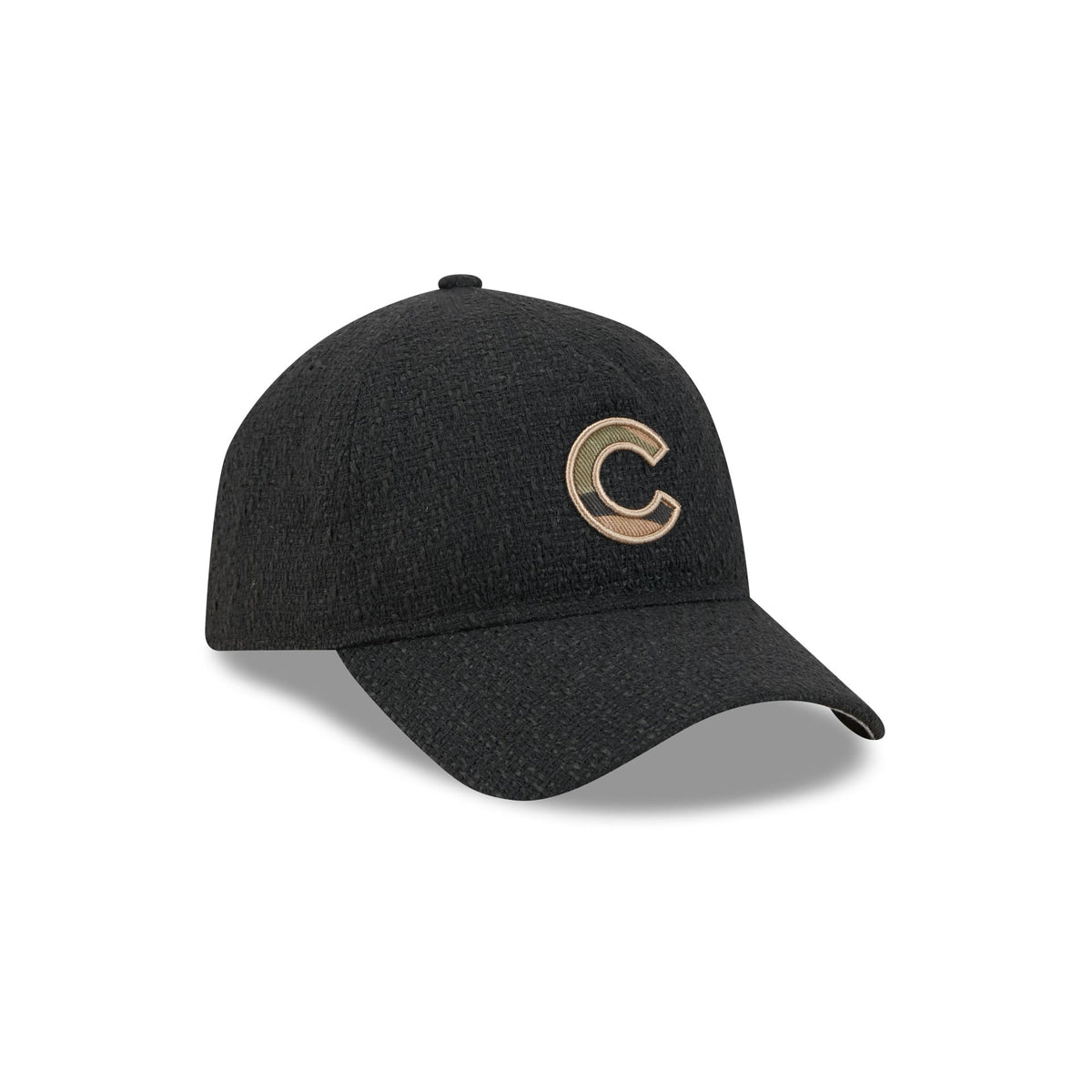 Chicago Cubs Camo Logo Boucle 9FORTY A-Frame Unstructured Snapback Hat