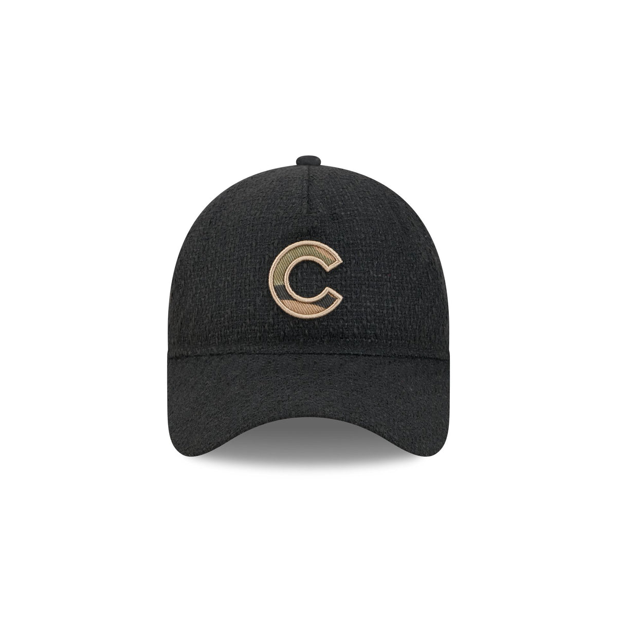Chicago Cubs Camo Logo Boucle 9FORTY A-Frame Unstructured Snapback Hat