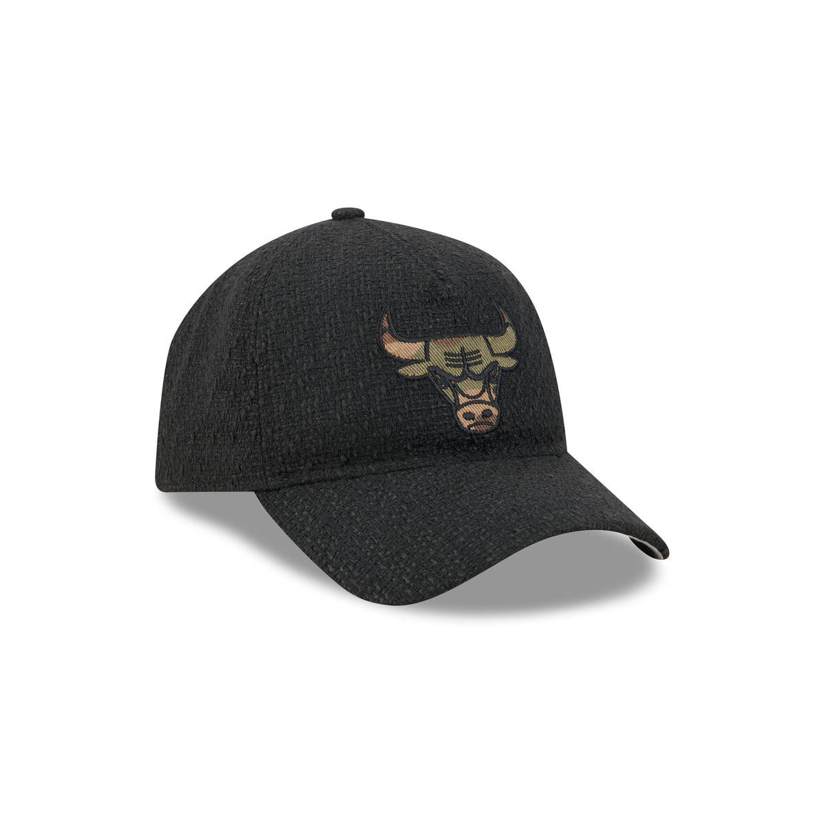 Chicago Bulls Camo Logo Boucle 9FORTY A-Frame Unstructured Snapback Hat