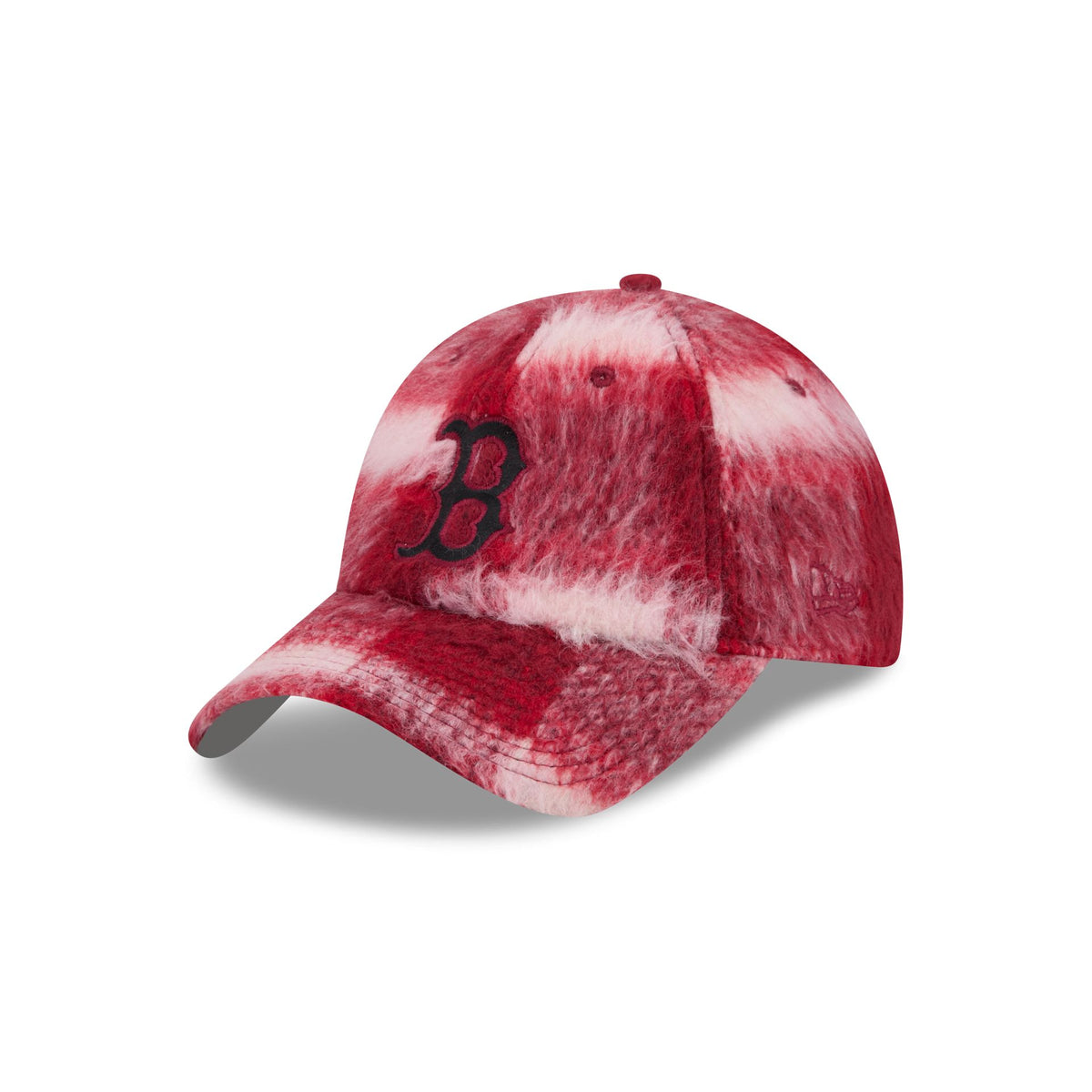 Boston Red Sox Brushed Plaid Casual Classic Adjustable