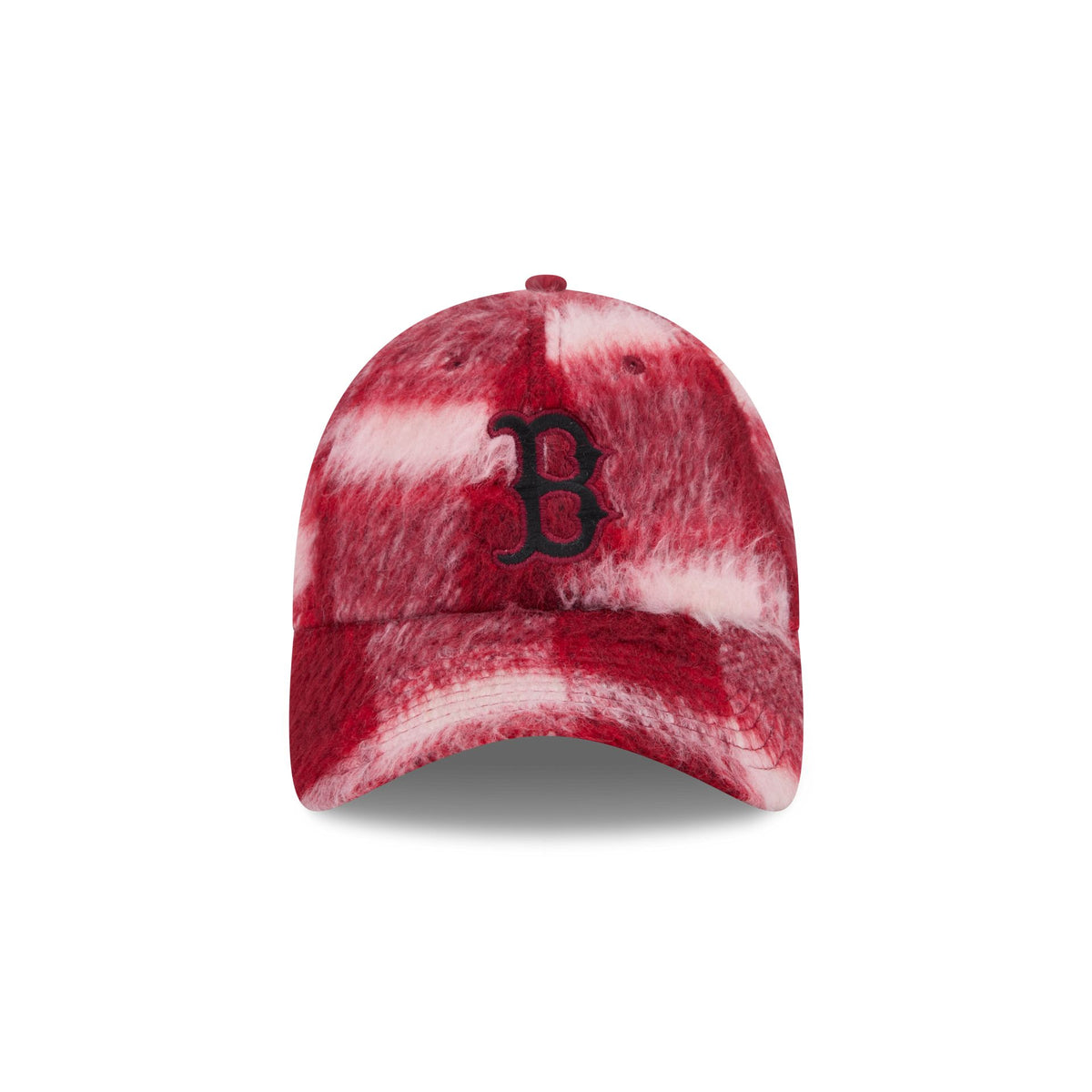 Boston Red Sox Brushed Plaid Casual Classic Adjustable