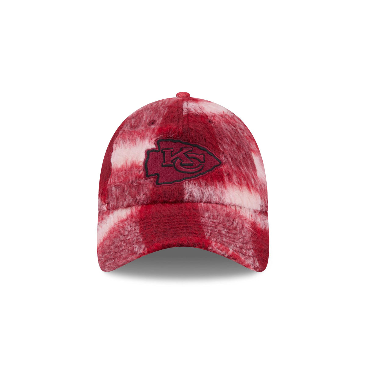 Kansas City Chiefs Brushed Plaid Casual Classic Adjustable