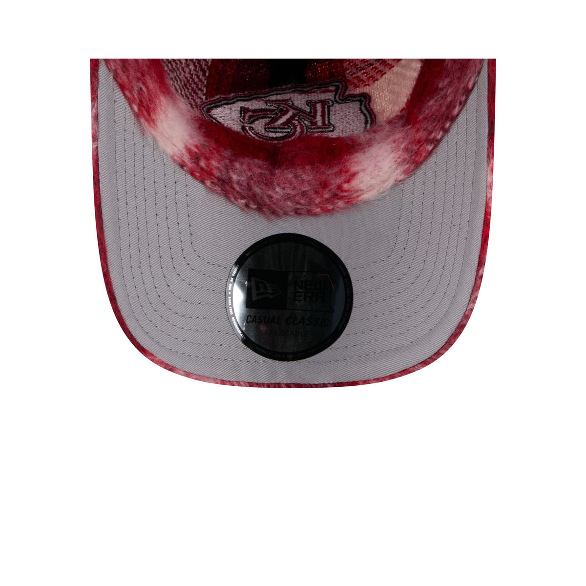 Kansas City Chiefs Brushed Plaid Casual Classic Adjustable