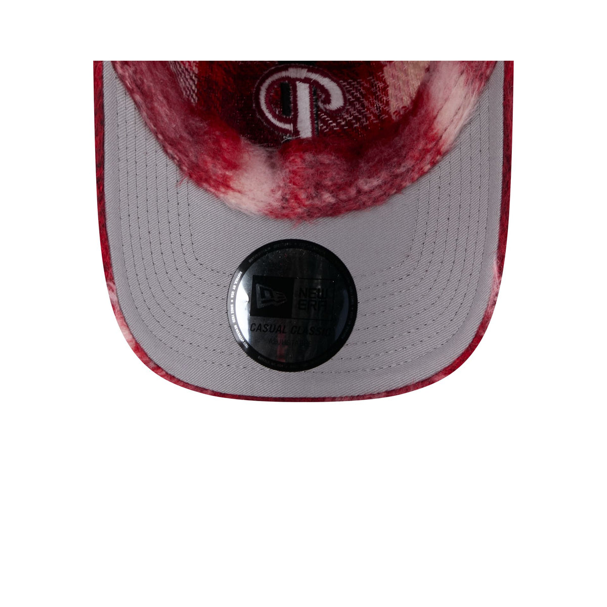 Philadelphia Phillies Brushed Plaid Casual Classic Adjustable