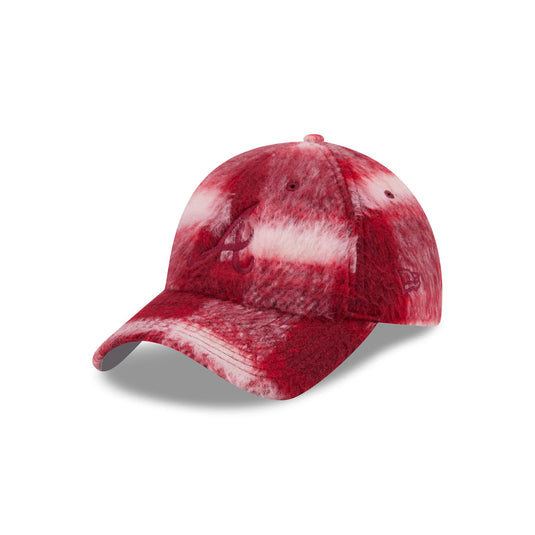 Atlanta Braves Brushed Plaid Casual Classic Adjustable