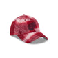 Detroit Red Wings Brushed Plaid Casual Classic Adjustable