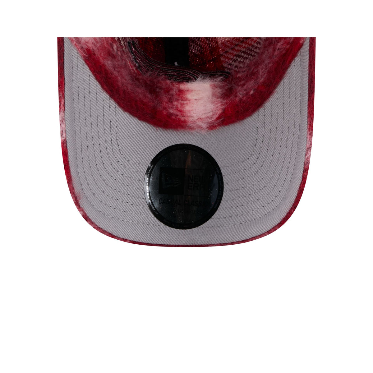 Detroit Red Wings Brushed Plaid Casual Classic Adjustable