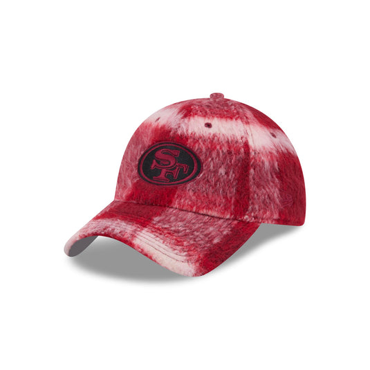 San Francisco 49ers Brushed Plaid Casual Classic Adjustable