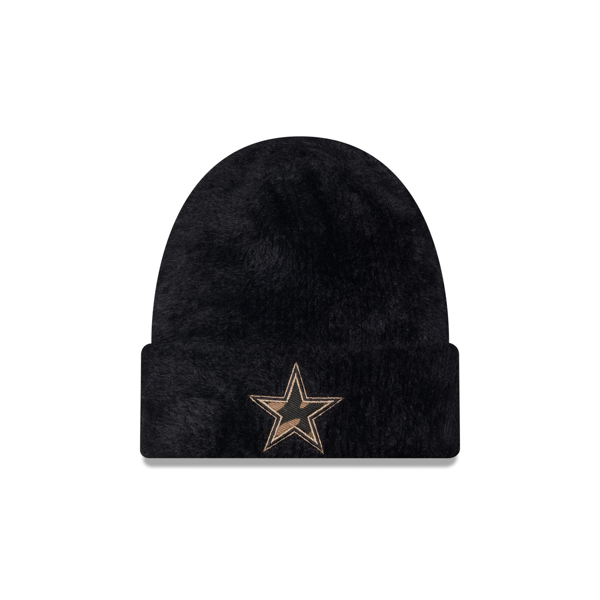 Dallas Cowboys Camo Logo Fuzzy Cuff Knit Beanie Hat