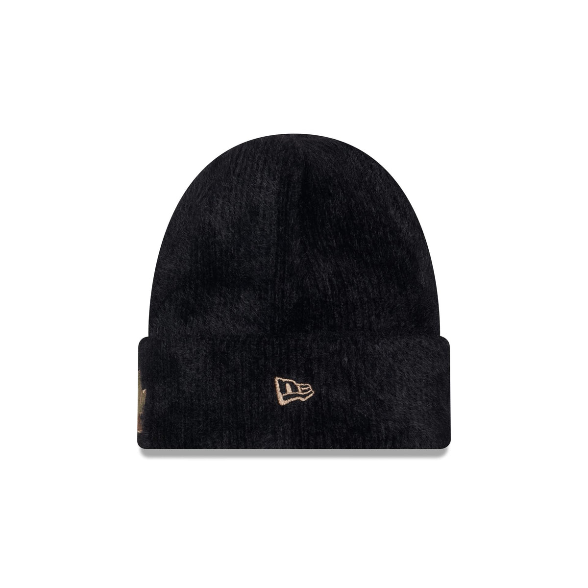 Los Angeles Dodgers Camo Logo Fuzzy Cuff Knit Beanie Hat
