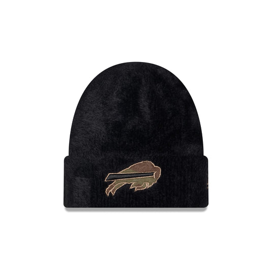 Buffalo Bills Camo Logo Fuzzy Cuff Knit Beanie Hat