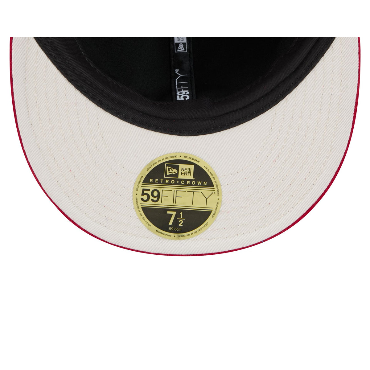Just Caps Historic Arch San Francisco 49ers Retro Crown 59FIFTY Fitted Hat