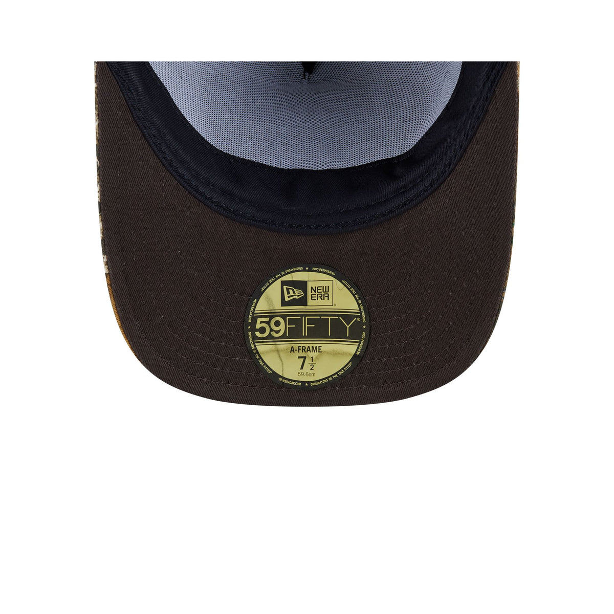 Just Caps Hardwood Classics Realtree Camo Vancouver Grizzlies 59FIFTY A-Frame Fitted Hat