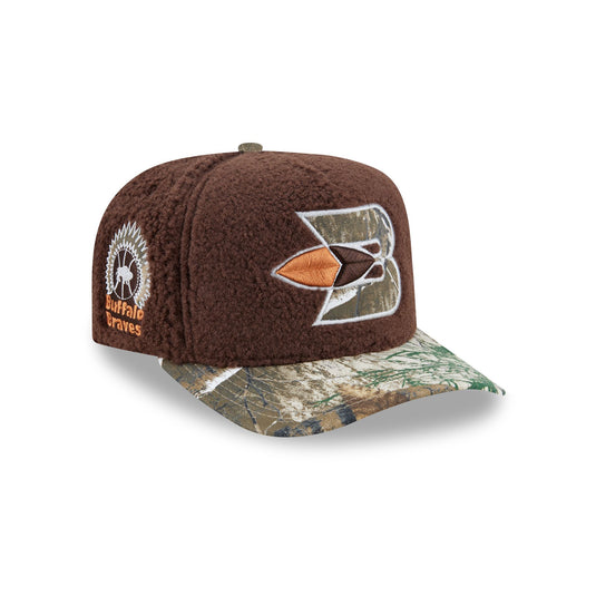 Just Caps Hardwood Classics Realtree Camo Buffalo Braves 59FIFTY A-Frame Fitted Hat