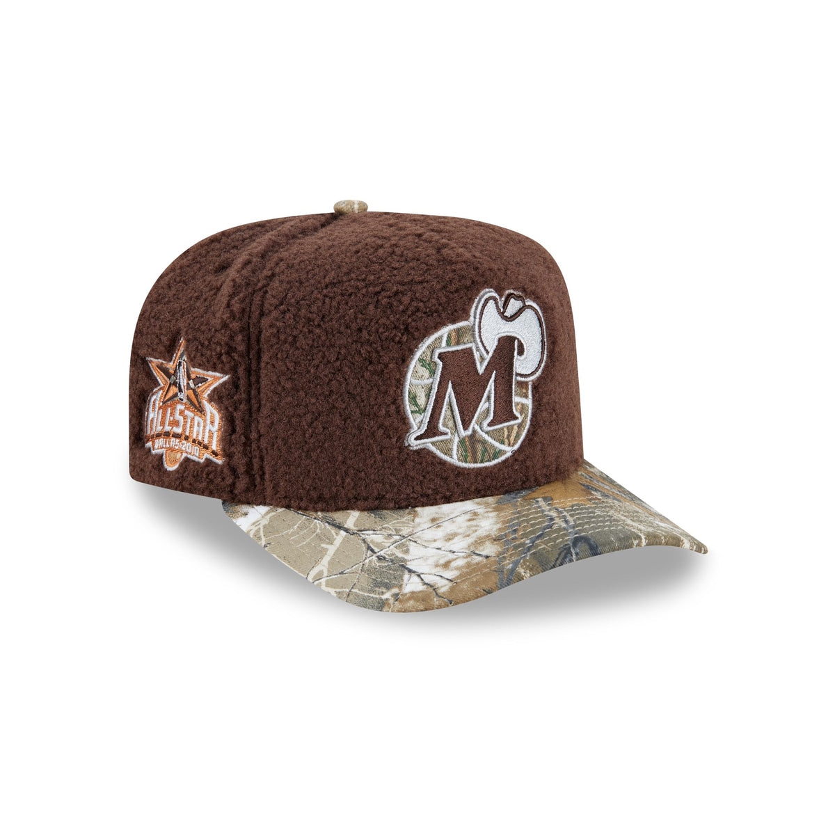 Just Caps Hardwood Classics Realtree Camo Dallas Mavericks 59FIFTY A-Frame Fitted Hat
