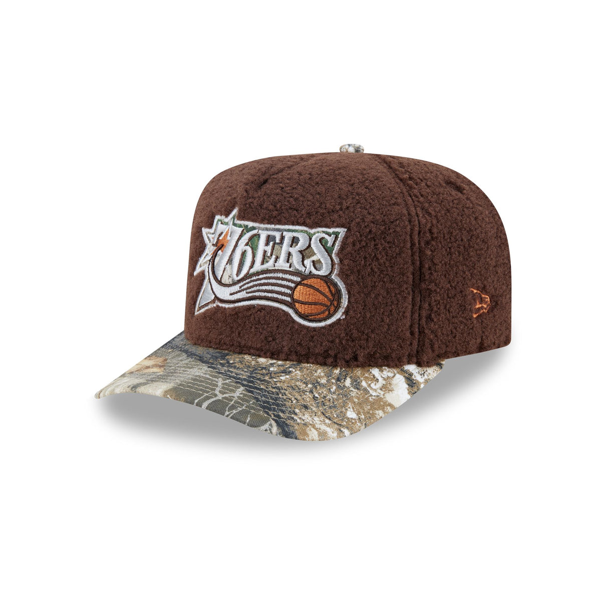 Just Caps Hardwood Classics Realtree Camo Philadelphia 76ers 59FIFTY A-Frame Fitted Hat