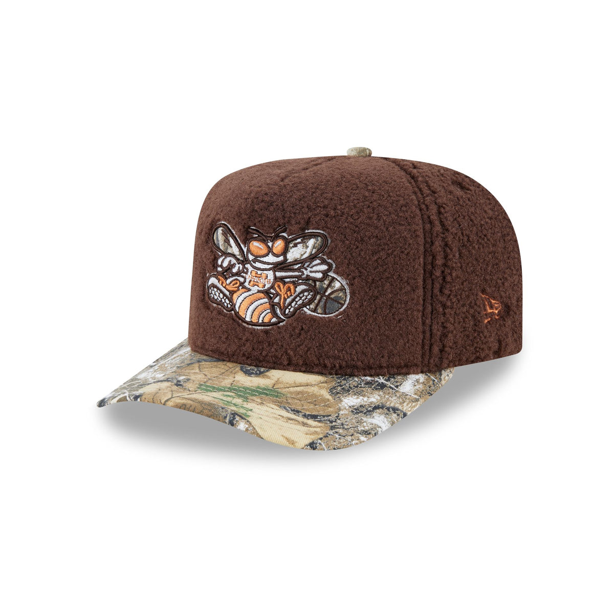 Just Caps Hardwood Classics Realtree Camo Charlotte Hornets 59FIFTY A-Frame Fitted Hat