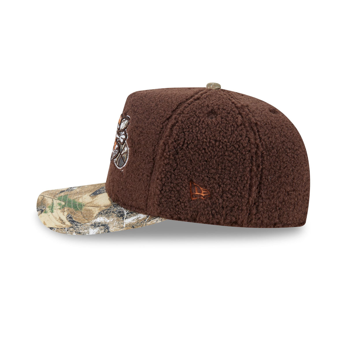 Just Caps Hardwood Classics Realtree Camo Charlotte Hornets 59FIFTY A-Frame Fitted Hat