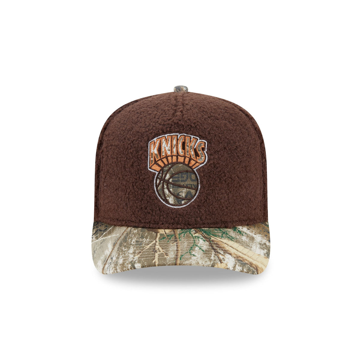 Just Caps Hardwood Classics Realtree Camo New York Knicks 59FIFTY A-Frame Fitted Hat