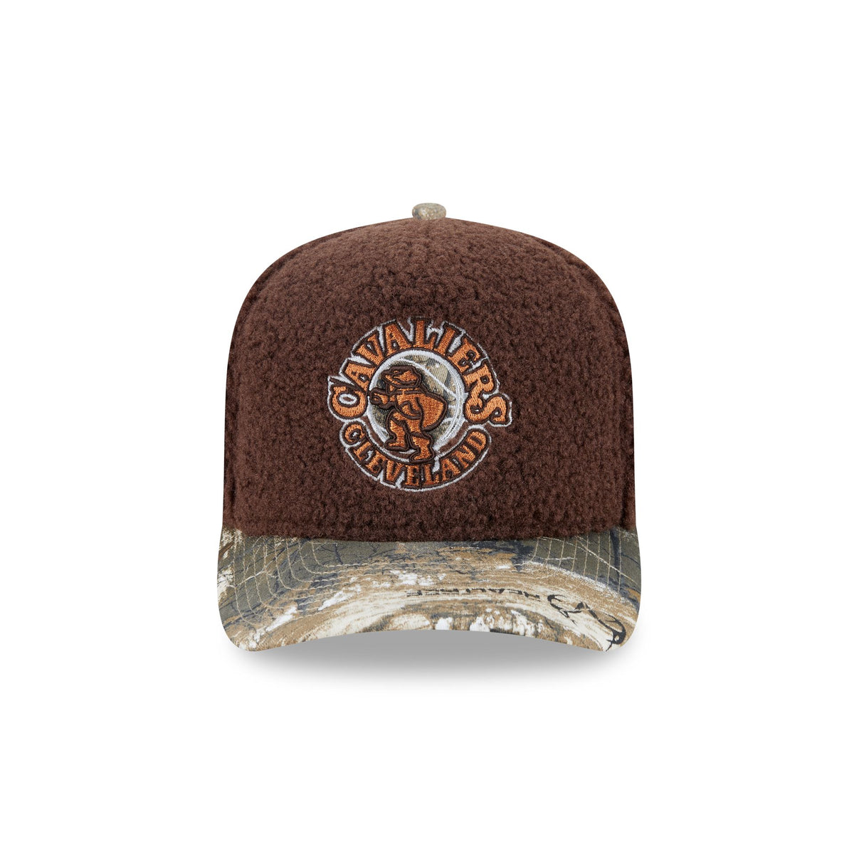Just Caps Hardwood Classics Realtree Camo Cleveland Cavaliers 59FIFTY A-Frame Fitted Hat