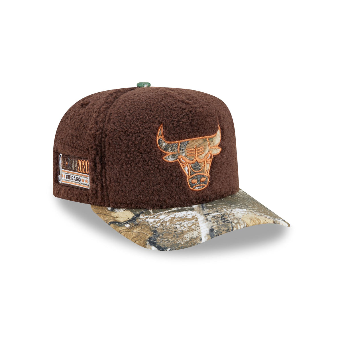 Just Caps Hardwood Classics Realtree Camo Chicago Bulls 59FIFTY A-Frame Fitted Hat