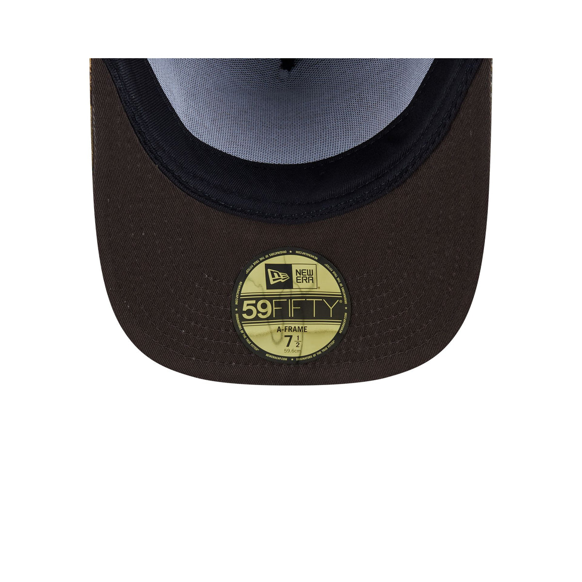Just Caps Hardwood Classics Realtree Camo Los Angeles Lakers 59FIFTY A-Frame Fitted Hat