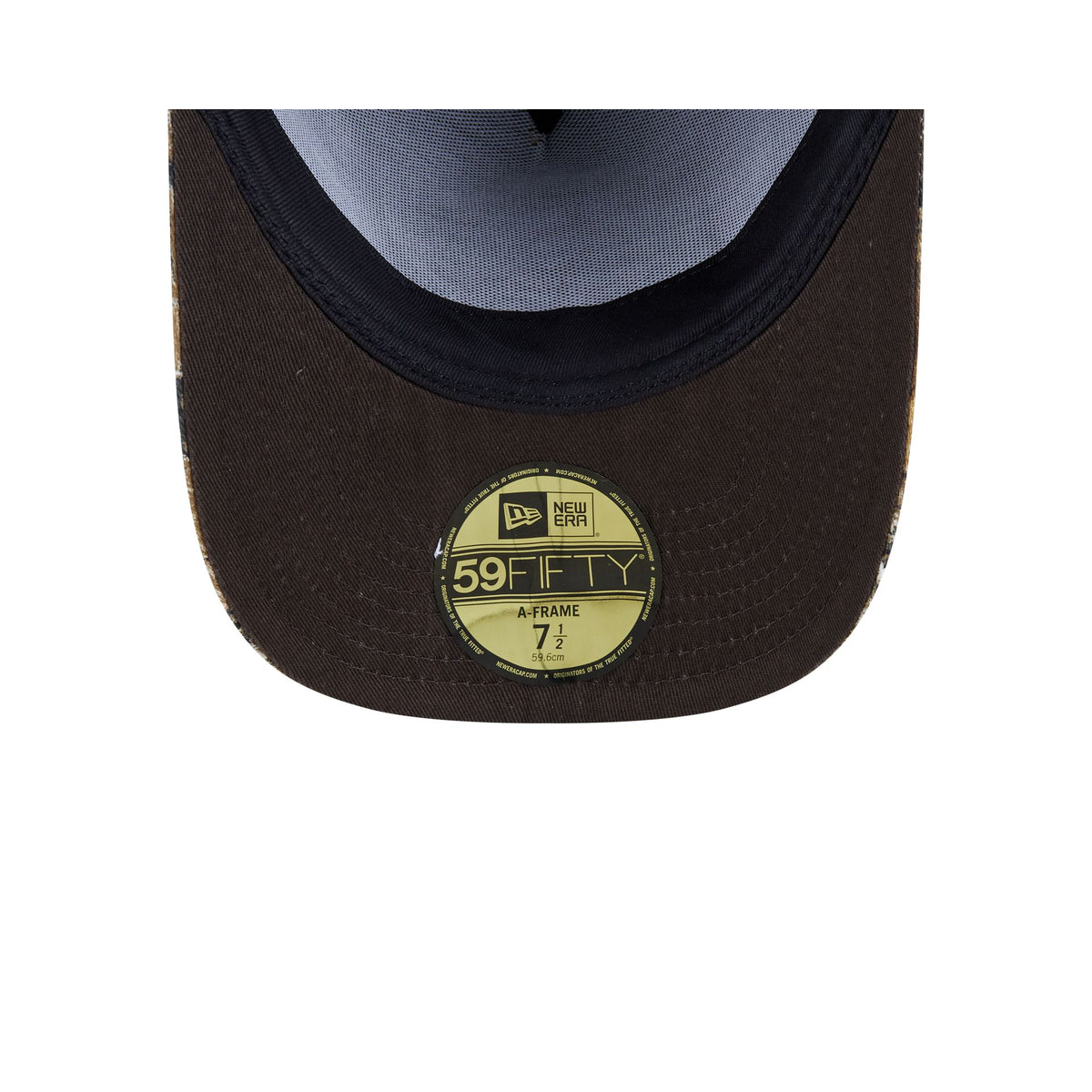 Just Caps Hardwood Classics Realtree Camo Toronto Raptors 59FIFTY A-Frame Fitted Hat