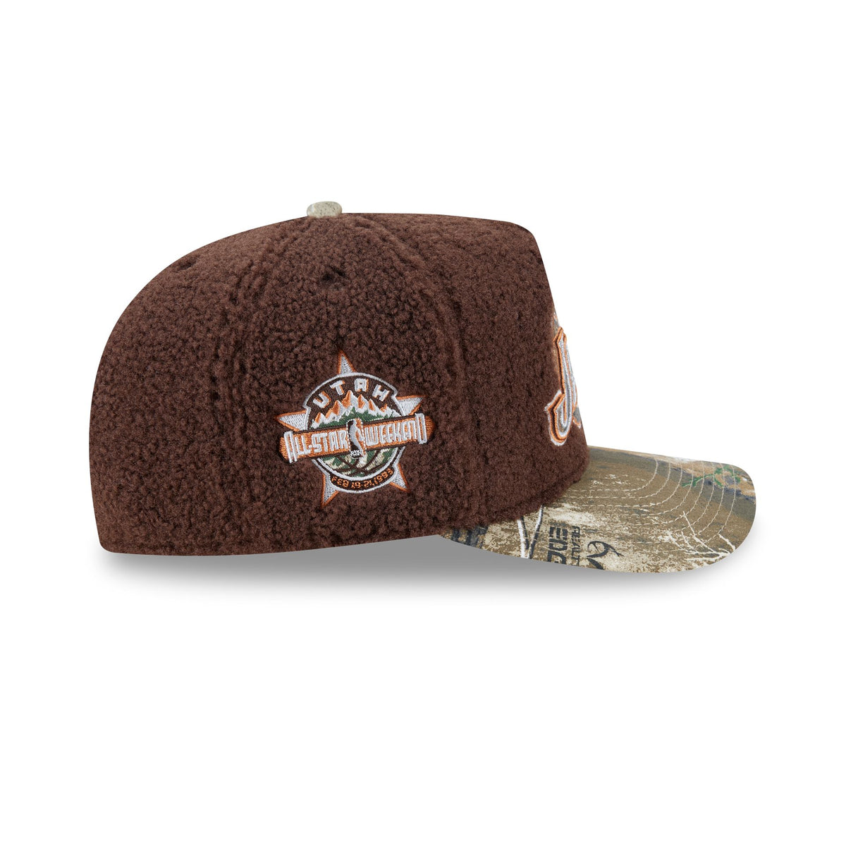 Just Caps Hardwood Classics Realtree Camo Utah Jazz 59FIFTY A-Frame Fitted Hat